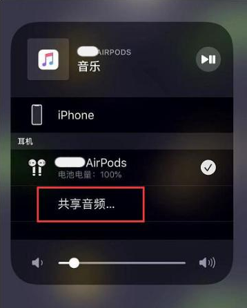 龙滚镇苹果14音频维修点分享iPhone14音频共享设置方法 