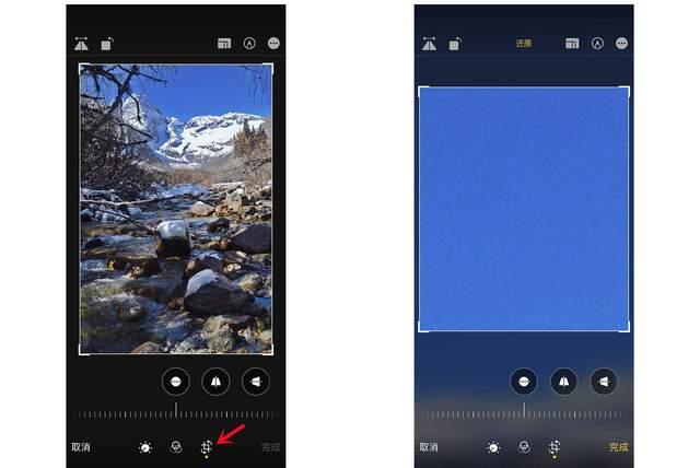 龙滚镇苹果手机维修分享iPhone手机如何使用裁剪功能隐藏照片 