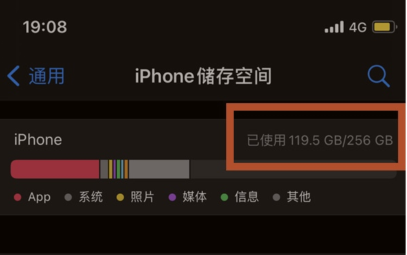 龙滚镇苹果13维修分享iPhone13如何查看剩余内存 