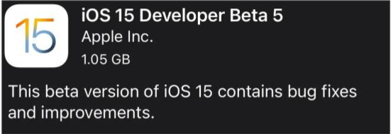 龙滚镇苹果手机维修分享如何升级到iOS15.0 beta5 