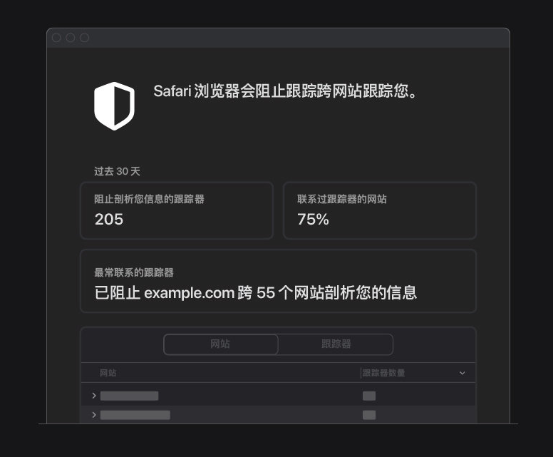 龙滚镇苹果手机维修分享如何在 Safari 浏览器中查看和打开隐私报告 